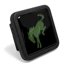 Ford Bronco In Green Black Rubber 2" Trailer Tow Hitch Receiver Cover. Fixed Price $36.99.