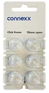 Siemens Click 10 Mm Open For Ric Hearing Aids - 6 Domes Each. Fixed Price $9.99.