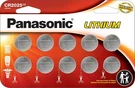 Panasonic CR2025 3V Lithium Batteries 10-PACK Child-safe For Key Fobs. Fixed Price $16.99.