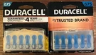 Lot Of (12) Duracell - Hearing Aid Batteries Size 675 (blue) Packs BL16. Fixed Price $8.00.