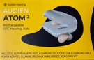 Audien Atom 2 Wireless Rechargeable Otc Hearing Aid, Premium Comfort Design. Fixed Price $45.00.