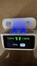 Audien Hearing Atom Aid Case, White Plastic, Adult Unisex. Fixed Price $100.00.