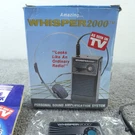 Whisper 2000 Personal Sound Modulator Amplification System 1989 As Seen Tv. Fixed Price $27.00.