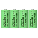Pack Rechargeable 16340 Batteries 2800MAH 3.7V Li Ion Cbjj Battery Volt. Fixed Price $28.99.
