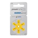 6 Power One Varta Size 10 PR70 Hearing Aid Batteries 1.45V Zinc Air Exp 2027 New. Fixed Price $7.19.