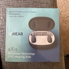 Ihear Axis Advanced Otc Hearing Aid Rechargeable Manual Or App Control. Fixed Price $200.00.