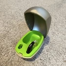 Audika Bte Right Hearing Aid W/ Charging Case, Silver/green/black. Fixed Price $64.00.