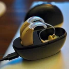 Hearing Aids With Noise Cancelling And Volume Control, Charging Case. Fixed Price $75.04.