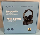 Rybozen Wireless Tv Headphones With Transmitter Dock, Over-ear Cordless Headset. Fixed Price $59.99.
