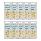 Power One Hearing Aid Yellow Size 10 Pack Of (60 Batteries) Exp 2029. Fixed Price $19.99.