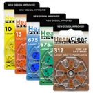 Hearclear Size 312 10 13 675 Implant Hearing Aid Batteries (60 Pack). Fixed Price $18.99.