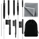 Patelai 12 Pieces Hearing Aid Cleaning Kit Tools Black. Fixed Price $12.35.