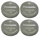 4 New Batteries Panasonic CR3032 3V Lithium Battery Fresh Expiration 2028. Fixed Price $13.09.