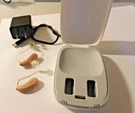 Signia Hearing Aid Charger Case Inductive 2, + Pair Pure And Go. Fixed Price $75.00.