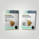 Authentic Lot Of 2 Nuvomed Inside-the-ear Rechargeable Hearing Amplifier W/case. Fixed Price $34.99.