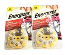 Energizer #10 Yellow Hearing Aid Batteries AZ10DP-8 2 Pack = 16. Fixed Price $11.03.