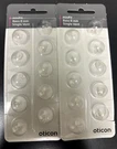Pack Oticon Minifit 8MM Single Ventdomes For Hearing Aids. 20 Total.. Fixed Price $18.98.