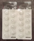 Pack Oticon Minifit (bass 10MM Single Vent) DOMES-20 Total Usa Shipper. Fixed Price $10.98.