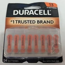 3PK Duracell 24CT Hearing Aid Batteries Size 13 = 72 Ttl Exp 03/26. Fixed Price $29.74.
