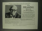 1957 Otarion Listener Hearing Aid - Read Why Dr. Lee De Forest. Fixed Price $17.99.