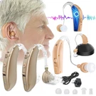 1 Pair Of Digital Hearing Severe Loss Rechargeable Invisible Bte. Fixed Price $17.98.