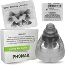 Phonak Open Smokey Medium (0.31 INCH=8MM) 10 Domes, Genuine Oem Switzerland. Fixed Price $14.95.