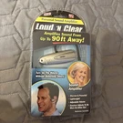 Loud Clear Vintage Personal Sound Amplifier Piece New Box. Fixed Price $19.97.
