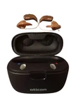 Oticon Zircon 1 Ric Rechargeable Pair + Smart Charger Case. Fixed Price $1700.00.