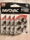 Rayovac Duracell Power 24 Pack 312 Hearing Aid Batteries 1.45V Mercury Free New. Fixed Price $12.00.