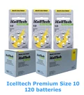 Icell Tech Size 10 Hearing Aid Batteries (120 Count) New Premium Zinc Air. Fixed Price $39.99.