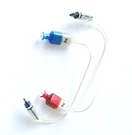 Used, Pair Of Oticon Speaker Units For Intent Hearing Aids, C4 - Size 2, 85DB. Fixed Price $37.99.