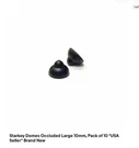 Starkey Hearing Aid Domes.. Size 10 Mm Closed .... Pack Of Ships From Usa. Fixed Price $13.95.