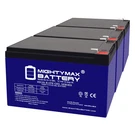 Mighty Max 12V 12AH Gel F2 Battery Replaces Win Med Tourist Xpress - 3 Pack. Fixed Price $89.99.