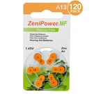 120 Zenipower SIZE13 1.45V Zinc Air Mercury Free Hearing Aid Batteries. Fixed Price $30.96.