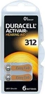 Duracell Activair Hearing Aid Batteries Size: 312 (6 Pack). Fixed Price $5.99.