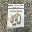 Etymotic Heargear Rechargeable Hearing Amplifiers. Fixed Price $22.00.