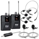 Pyle Dual Wireless Headset Mic Kit, Lavalier PDWMU211. Fixed Price $64.99.