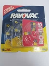 Rayovac Battery Hear Aid 16PK, L10ZA16B4ZMB Bonus Batteries Exp 7/21. Fixed Price $7.95.