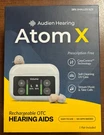 Audien Atom X Hearing Aids Wireless Rechargeable Otc Device W/ Touchscreen Case. Fixed Price $99.89.
