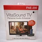 Vitasound PAE-200, Personal Tv Audio Enhancer-black. Fixed Price $26.69.