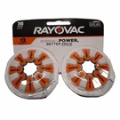 Rayovac Size Hearing Aid Batteries Pack L13ZA-16ZMB. Fixed Price $10.95.