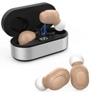Hajj Rechargeable Noise Cancelling In-ear Hearing Aid W/ Charging Case, Dual Mic. Fixed Price $25.14.