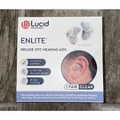 Lucid Hearing Enlite Otc Deluxe Aids Clear New Sealed. Fixed Price $50.00.