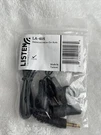 Genuine Listen Technologies Universal Stereo Ear Buds Black LA-405 Nwt Fm Ca. Fixed Price $14.99.
