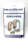 Set Of 2 Heargear Listen Up Personal Sound Amplifiers "rechargeable". Fixed Price $19.95.