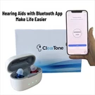 Bluetooth App Control Hearing Aids Rechargeable For Seniors With Noise Reduction. Fixed Price $79.05.