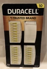 Duracell Hearing Aid Size 10 Batteries, 24 Count Exp 03/2021. Fixed Price $12.00.