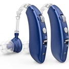 Rechargeable Hearing Aid For Seniors, Liginn 18 Piece Set, Blue. Fixed Price $64.17.