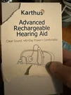 Karthus Advanced Rechargeable Hearing Aid Samba R11 Black/white Open Box. Fixed Price $35.00.