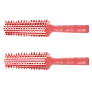 Diane By Fromm 2-PACK Flexible Vent Hair Brush DBB020, Coral W/ Ball Tipped Pins. Fixed Price $9.99.